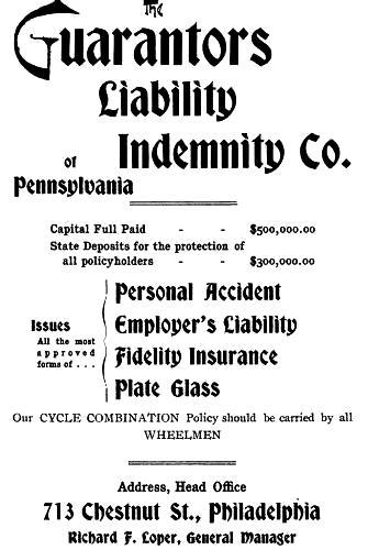 Guarantors Liability+Indemnity,713 Chs REPORTERS NOSEGAY 1896