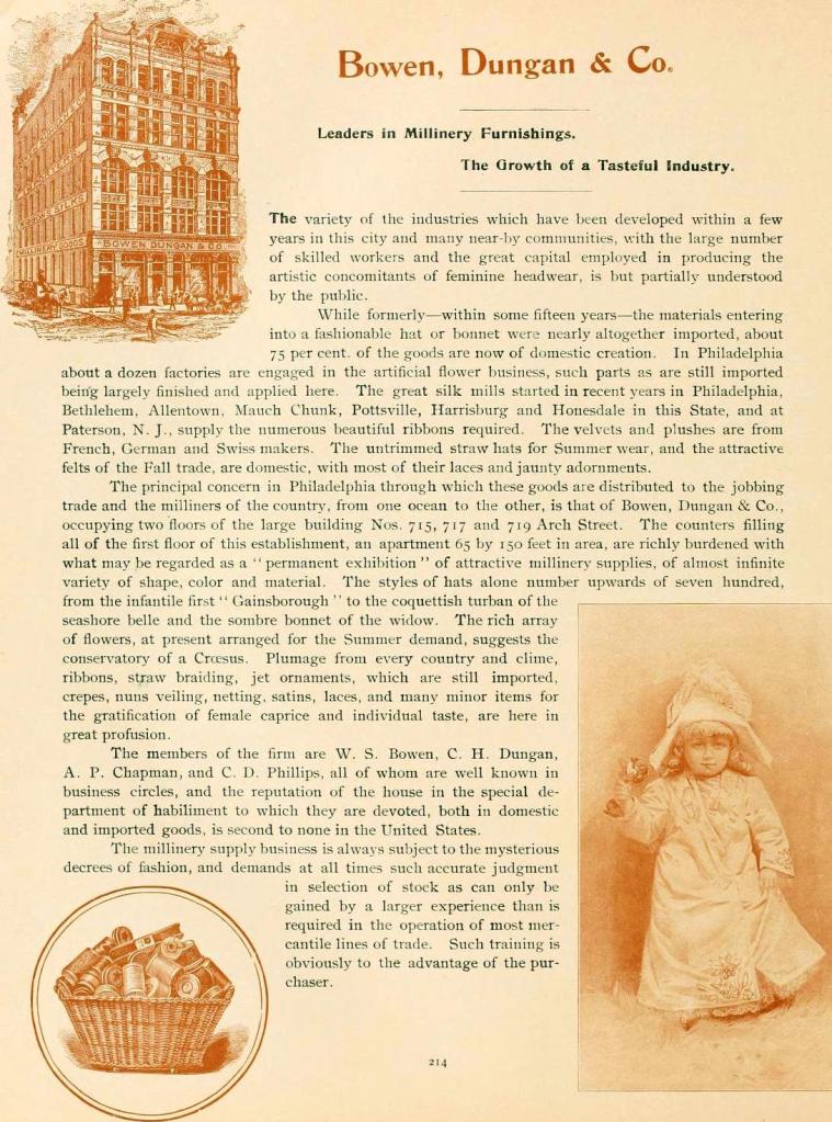 Bowen Dungan+Co millinery supply 715 19 Arc 1894 City of Phila_0230
