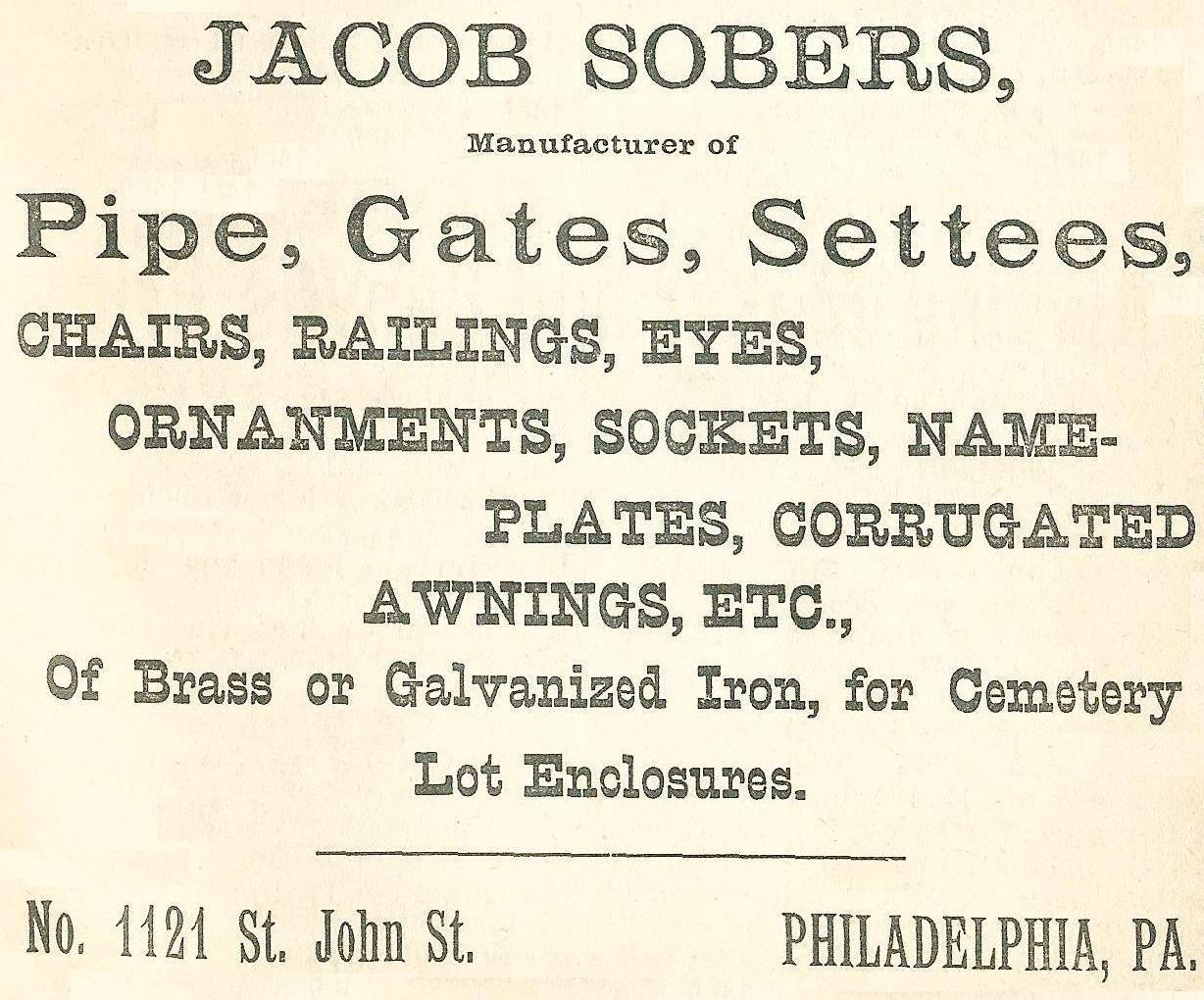 Jacob Sobers, furniture+gates 1121 St John Boyds BusDir 1890 711