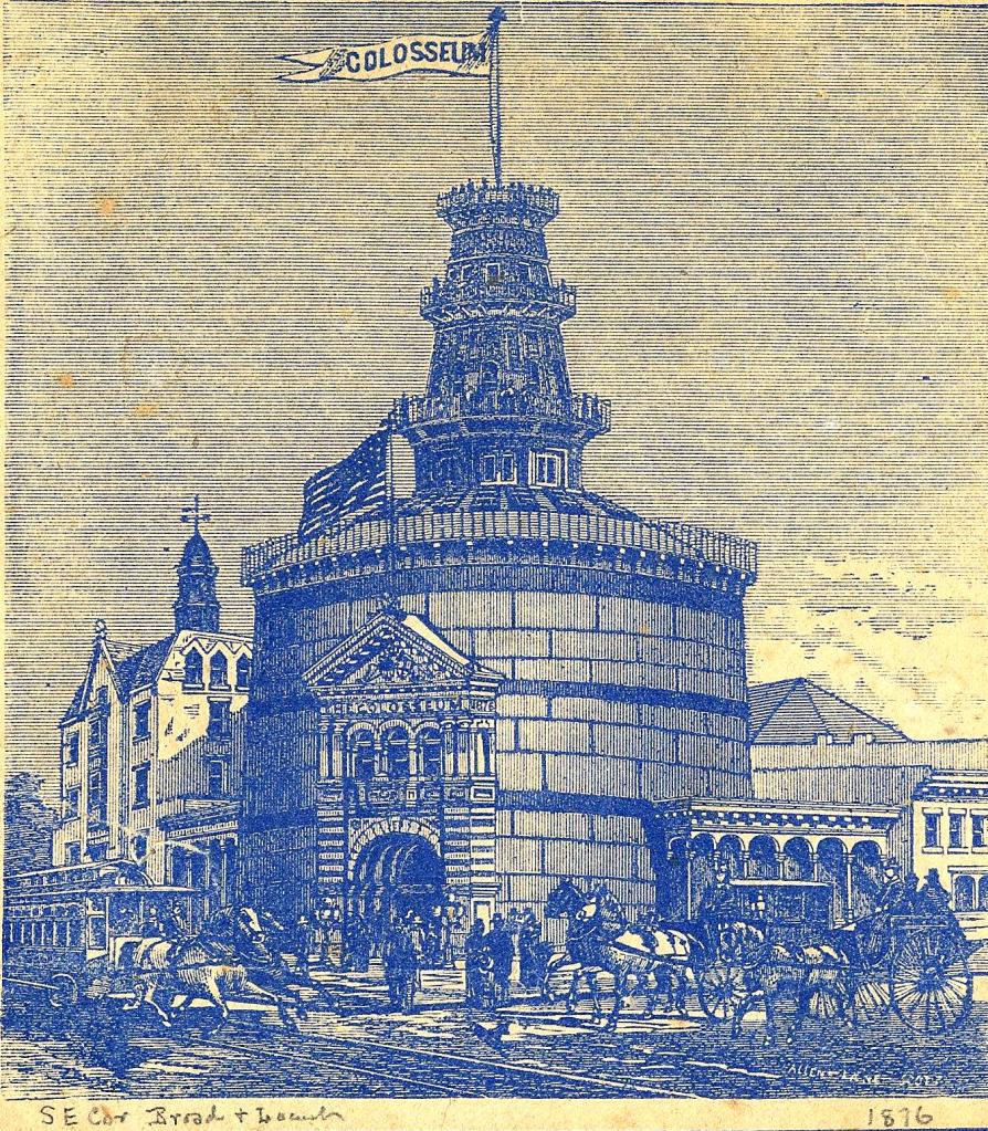 Colosseum with Panorama of Paris 1876 Image (2)