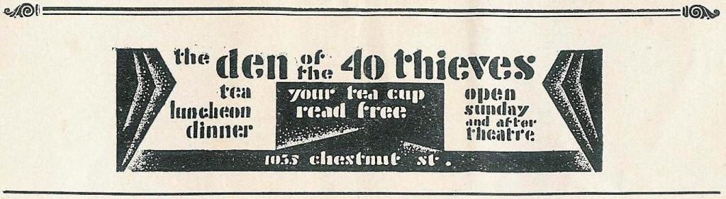 Den of 40 Thieves 1929 Walnut Street Th